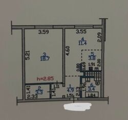 2-��������� �������� � 47 �² � 7/13 ����, �����. ���������� 28� ���� 3